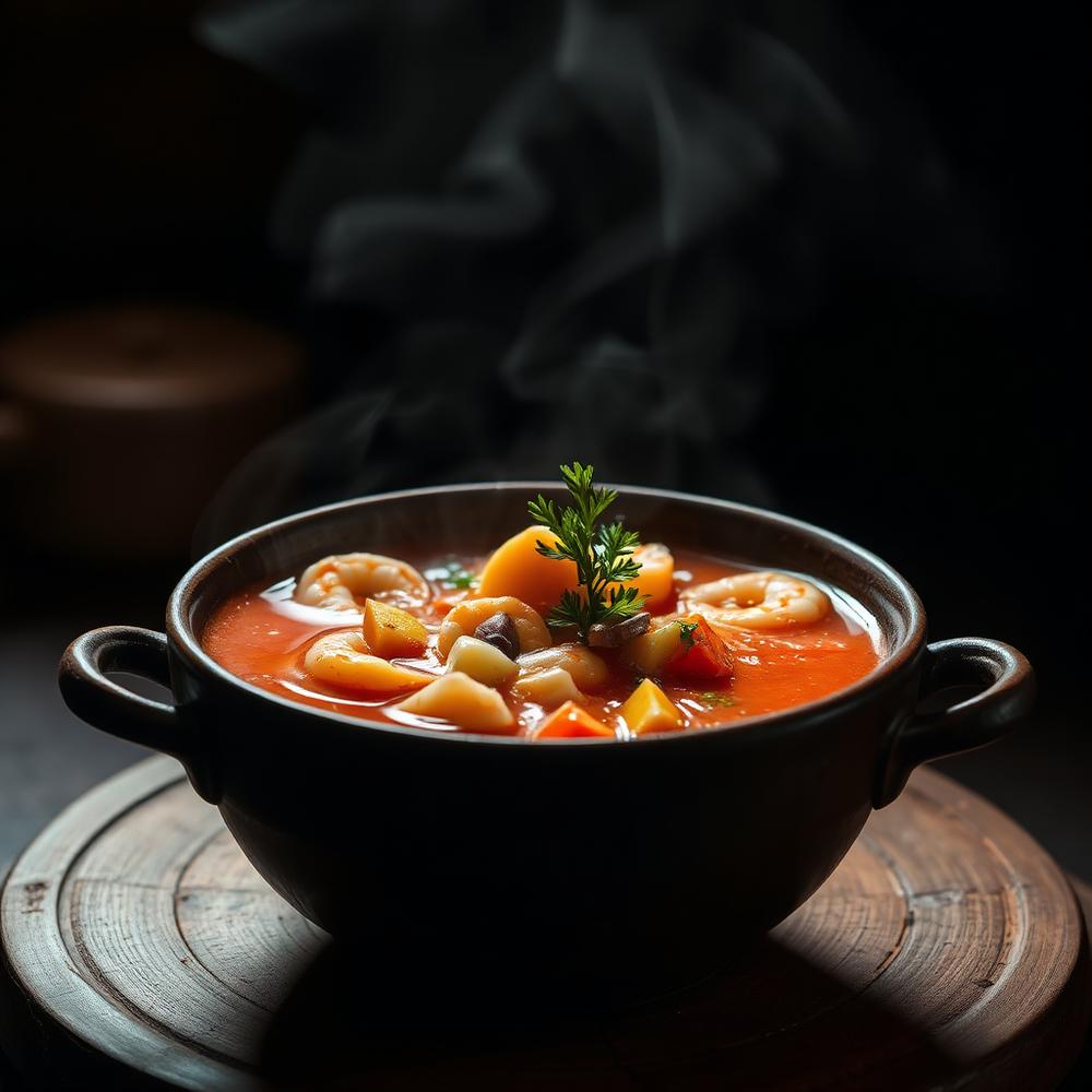 Caldo de Camarón at Tacos Mexico Arlington